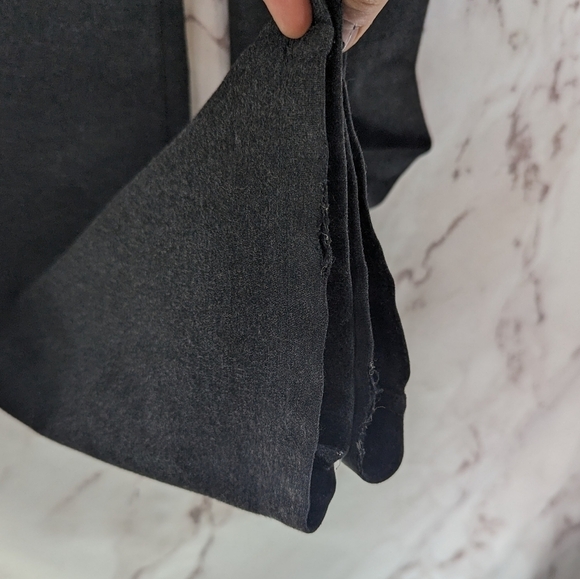 Betabrand Pant Womens XS X 30 Gray Mid Rise Straight Leg Heathered Reg - Picture 9 of 12